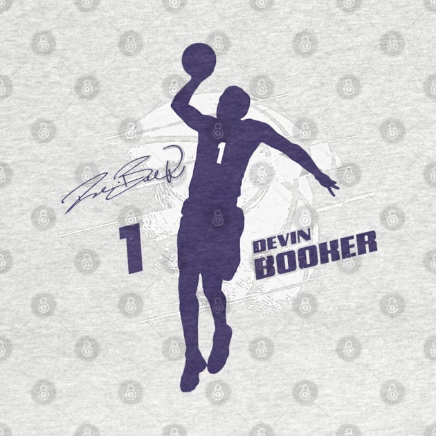 Devin Booker Phoenix Silhouette by danlintonpro